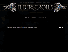 Tablet Screenshot of elderscrolls.es